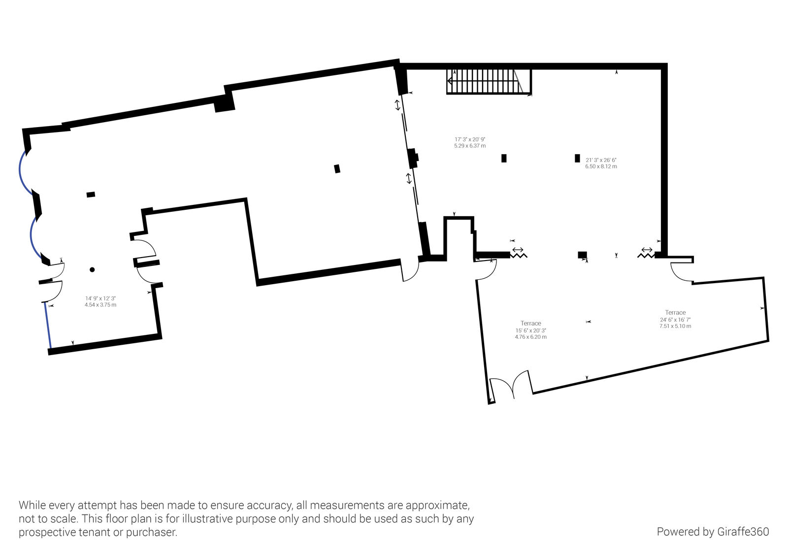 Floor plan, one level