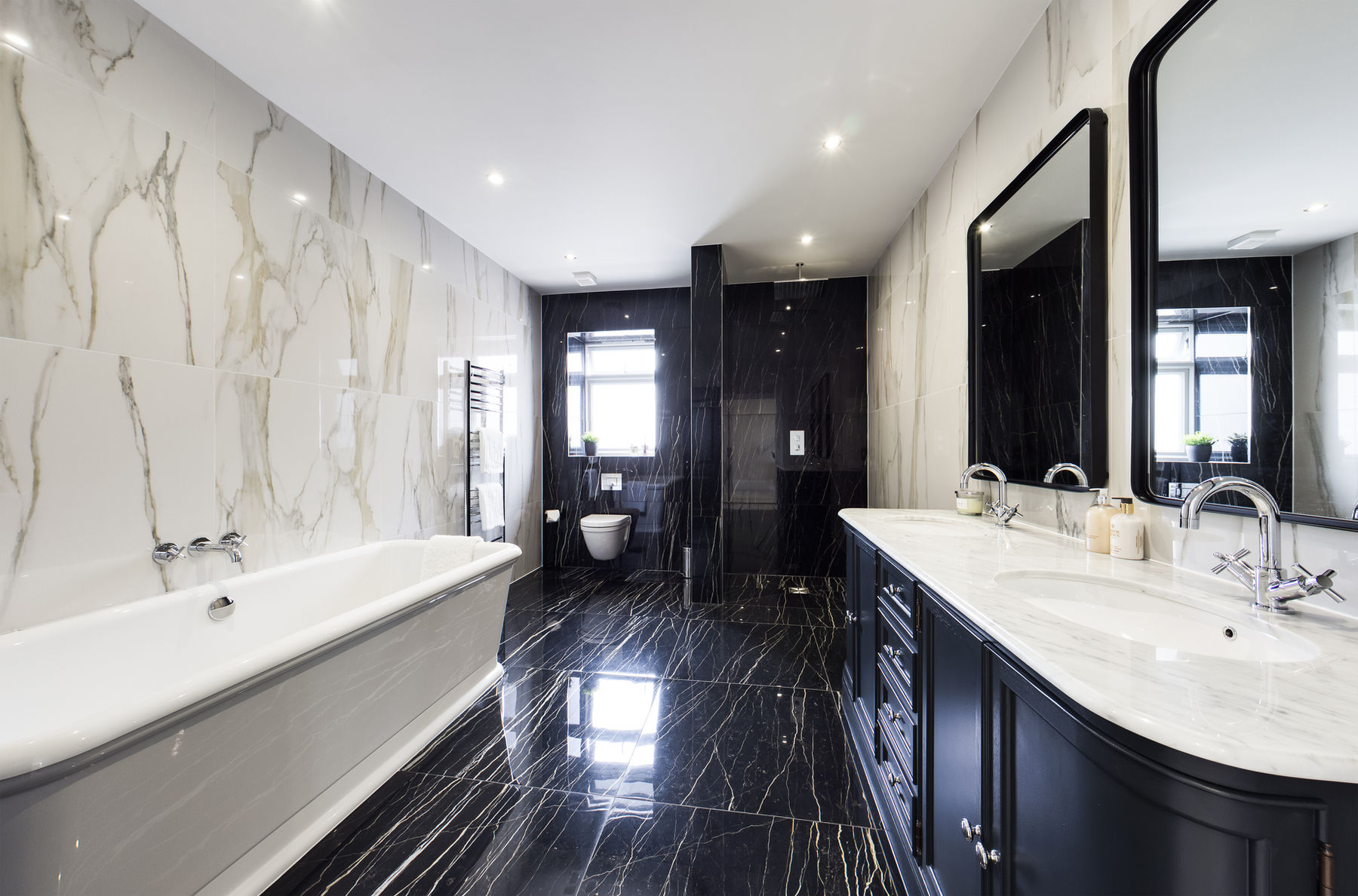 Marble bathroom